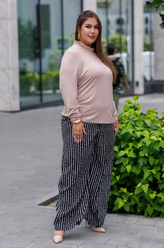 Брюки 1447: Цвет черно-белый фото: #1