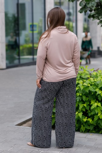 Брюки 1447: Цвет черно-белый фото: #1