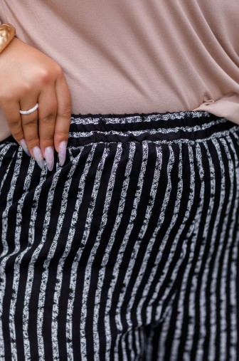 Брюки 1447: Цвет черно-белый фото: #1