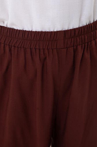 %Брюки 854: Цвет коричневый распродажа% фото: #1