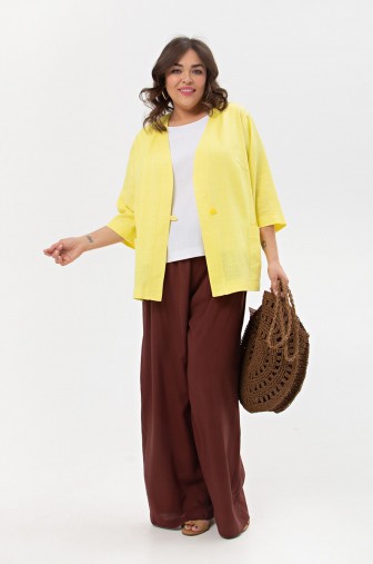 Фото: %Брюки 854: Цвет коричневый распродажа%