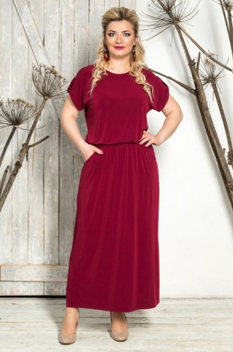 Фото: %Платье Прованс Цвет:бордо распродажа%