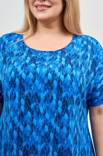 %Платье 1225: Цвет синий распродажа% фото: #1