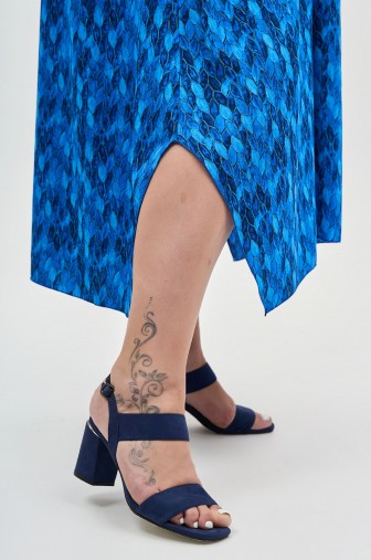 %Платье 1225: Цвет синий распродажа% фото: #1