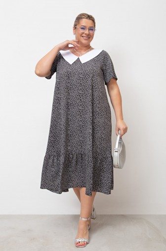 %Платье 1192: Цвет черный распродажа% фото: #1