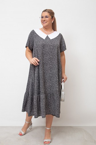 %Платье 1192: Цвет черный распродажа% фото: #1