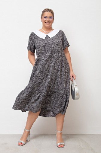 %Платье 1192: Цвет черный распродажа% фото: #1