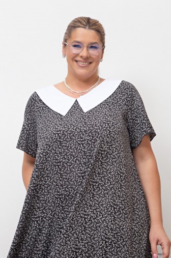 %Платье 1192: Цвет черный распродажа% фото: #1