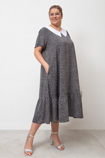 %Платье 1192: Цвет черный распродажа% фото: #1