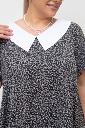 %Платье 1192: Цвет черный распродажа% фото: #1