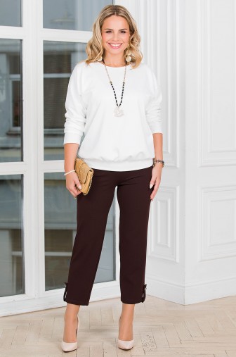 %Капри «Мерси». Цвет: шоколадный распродажа% фото: #1