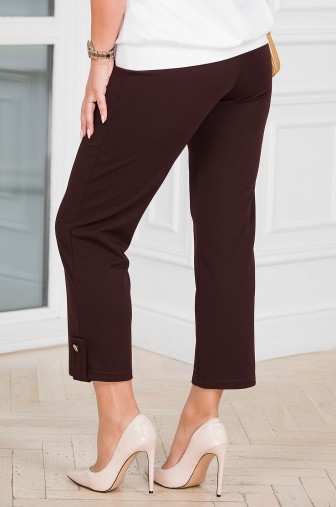 %Капри «Мерси». Цвет: шоколадный распродажа% фото: #1