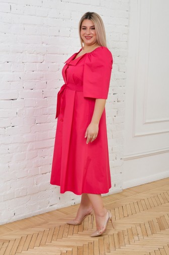 %Платье 1310: Цвет фуксия распродажа% фото: #1