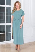%Платье «Прованс». Цвет: серовато-зеленый распродажа2%